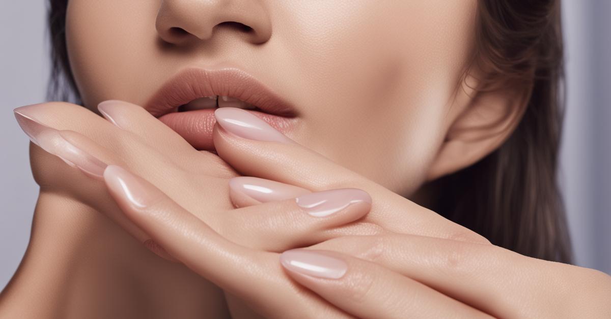 Dłoń aplikująca serum L'Oréal Paris Revitalift Filler na twarz.